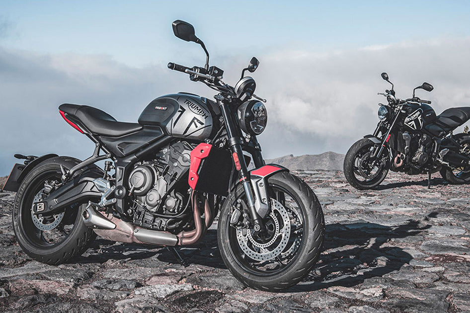 Triumph Trident 660 motorcycles for hire at Nice France