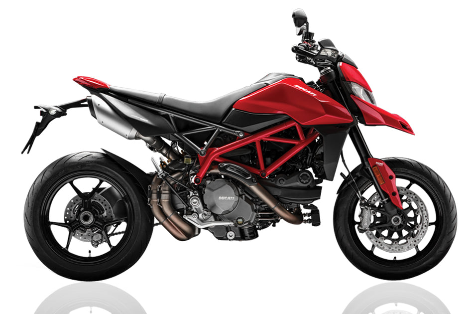 Ducati Hyperstrada motorcycles for hire at Nice Airport France