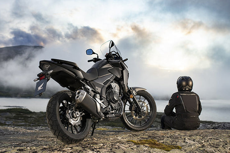 Honda CB 500 X Motorbike for rent A2 driving license Motorbike Trip